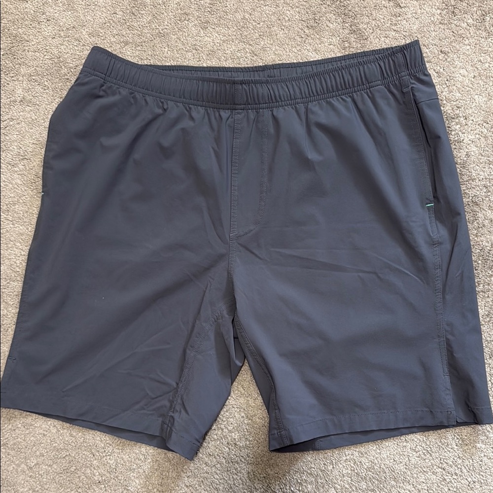Myles Apparel - Momentum Short in Storm (Grey/Blue) - XL / 8” Inseam